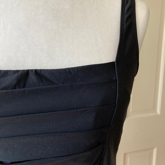 Shape FX Pleated Bust Tank Swim Suit - Picture 5 of 11